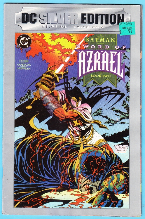 DC COMIC - SILVER EDITION - BATMAN - SWORD OF AZRAEL - 1992 - AS PER SCAN -  B3