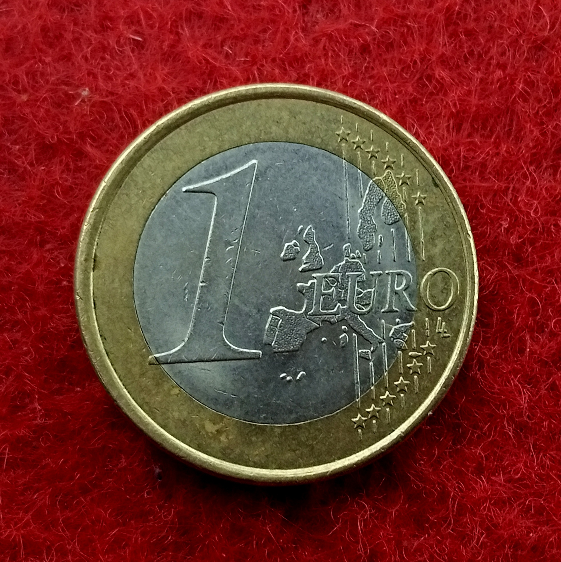 1 Euro (1st map) - Federal Republic of Germany – Numista