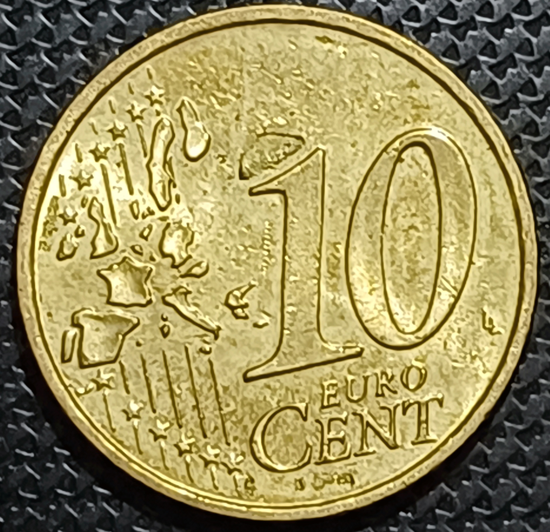 GERMANY 10 EURO CENT COIN - The Brandenburg Gate, symbol of the