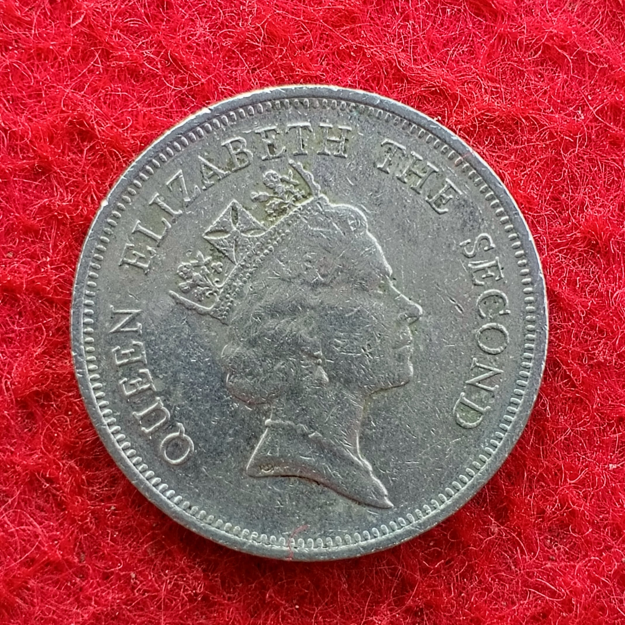 Hong Kong 1 Dollar - Elizabeth II 1988 Coin