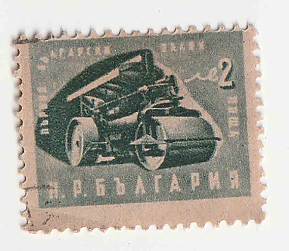 Bulgaria Stamps-50 Used Bulgarian Postage Bundle-vintage Building