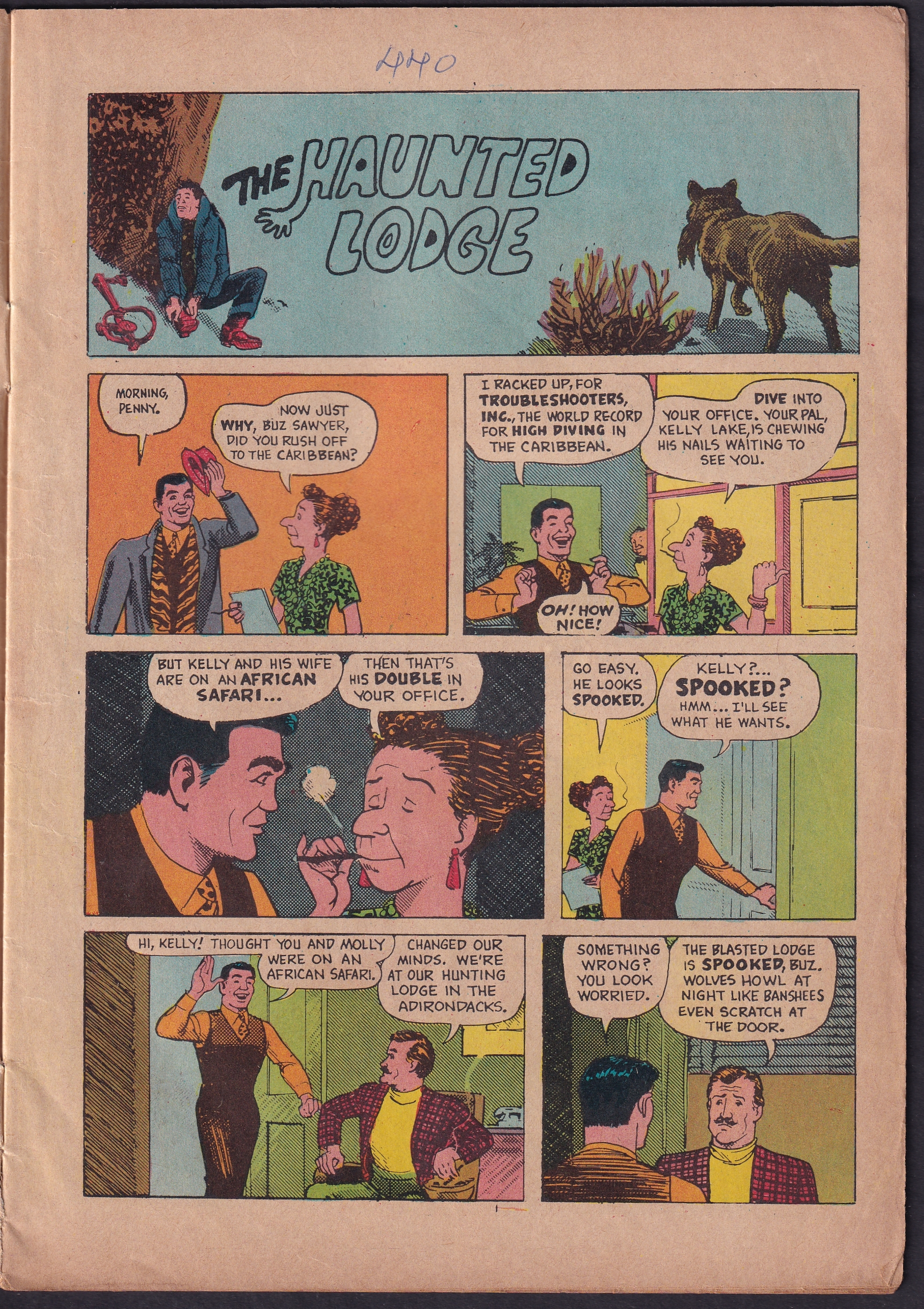 INDRAJAL Comics 1982 THE HAUNTED LODGE No.440 (#3407)