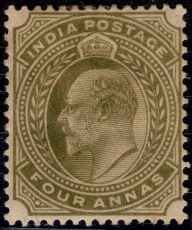mint ページ KE VII King Edward 4a Mint Stamp (S983)