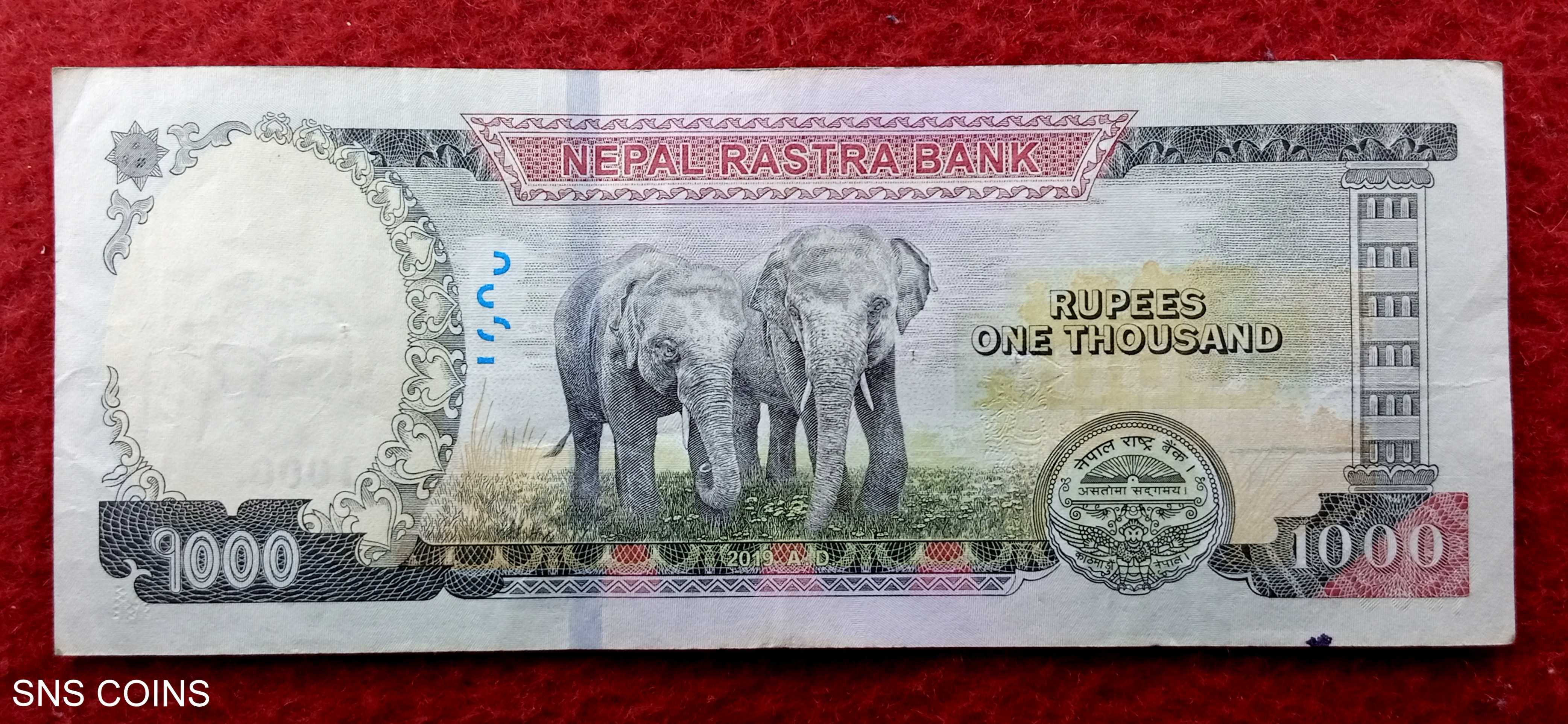 Nepal 1000 Rupees 2019 Banknote